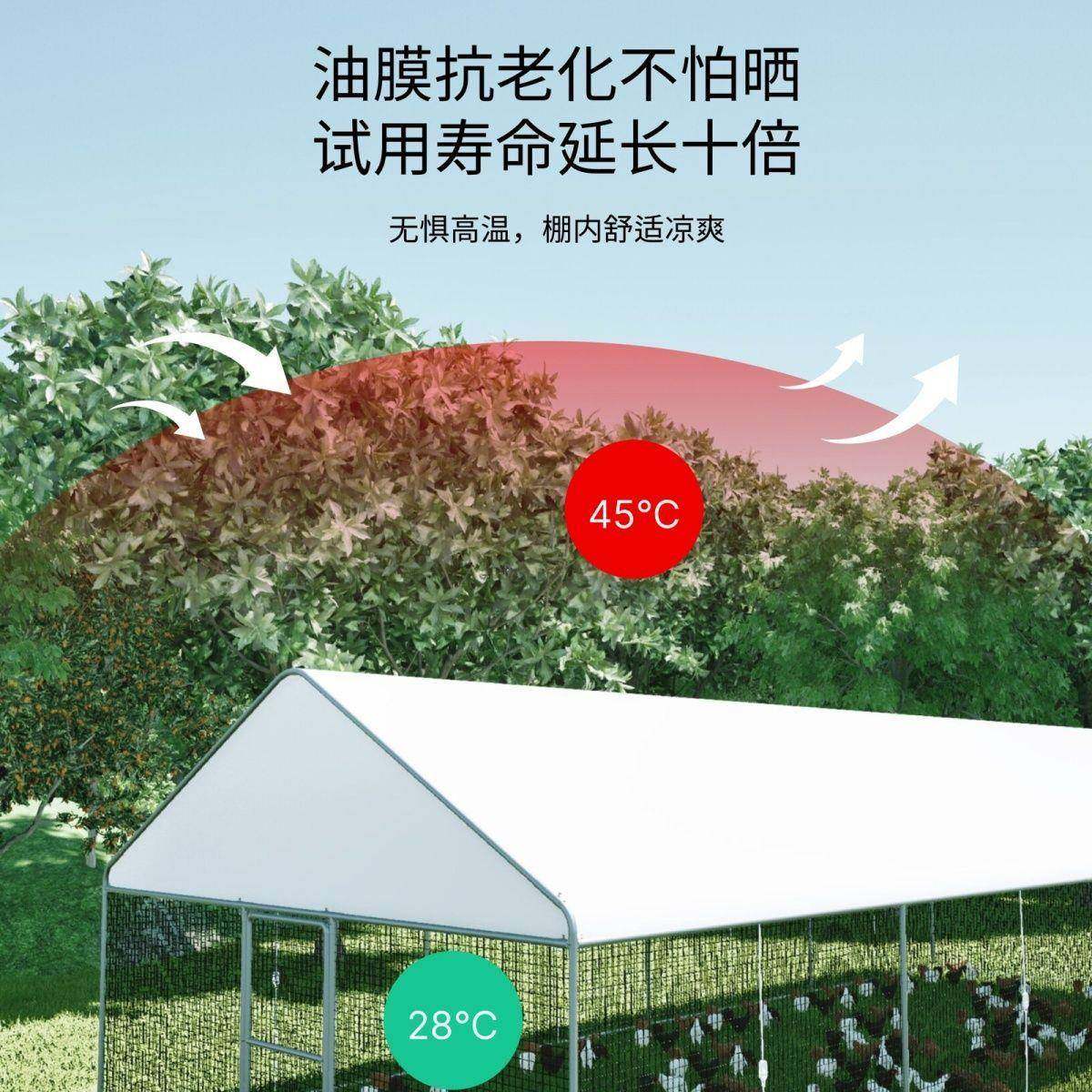 养FAV棚鸡抗笼子抗风钢防鸡棚户外晾简易搭建遮雨棚殖防雨晒风雪,农机/农具/农膜,农用防护器具,淘宝优惠券,粉丝福利购,淘宝优惠卷