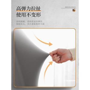 WBZ7科技布头罩全包新款床简约F7675H5T用现代皮革防通弹力床靠背