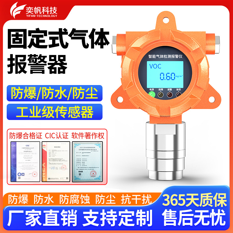 定制固定式硫化氢检测仪 硫化氢泄漏报警仪 空气质量硫化氢探测器