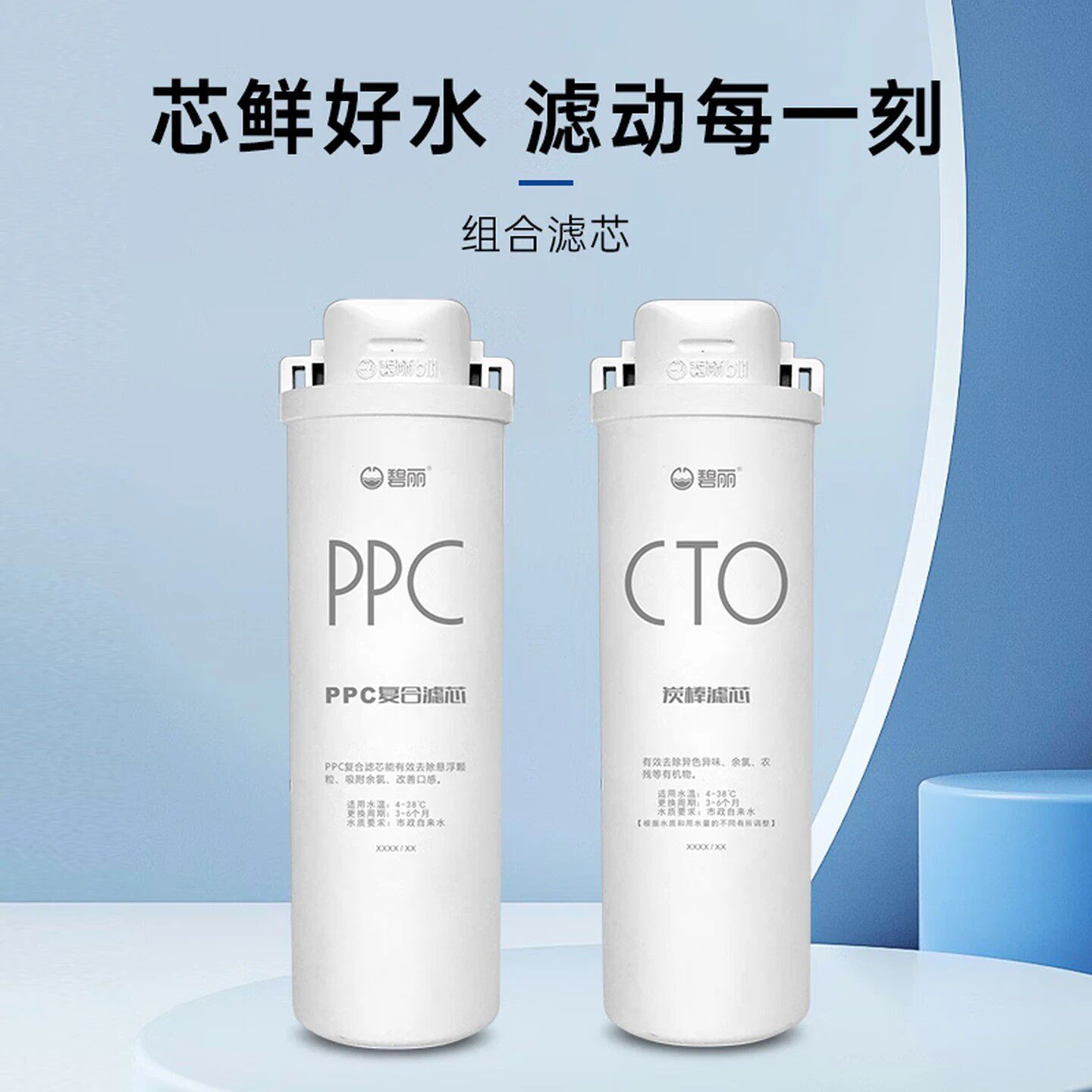 碧丽商用净水设备通用滤芯组合套装PP棉活性炭RO反渗透膜TP-