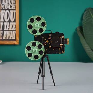 老式放映机模型7080年代怀旧老式物件复古道具摄影橱窗装饰摆件