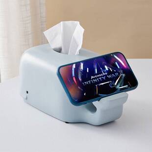 鹅卵石创意高端树脂纸巾盒餐客厅茶几酒店家用抽纸盒桌面轻奢摆件