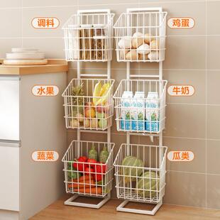 厨房水蔬菜篮L形挂篮子置物多功能拐角果转角架落地多层姜蒜土葱