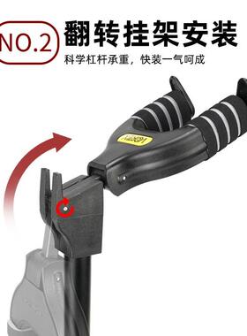 VORT木EX力锁吉他自架子立FVW式支架琴架民谣电吉重他贝斯吉他通