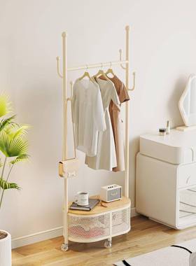 铁艺法式人掌挂床衣架落地仙卧室帽GVR架家用移动边床尾衣挂衣服