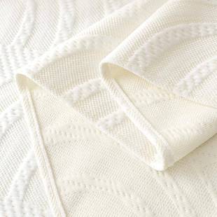 沙丝冷油感沙发盖布巾现代简约防滑沙发套冰罩沁茹凉豆豆发巾夏季