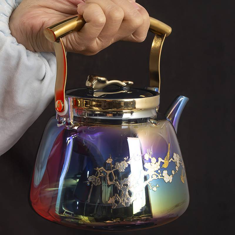茶器茶具套装组合玻璃煮茶壶煮茶炉烧水壶电陶炉家用茶水分离