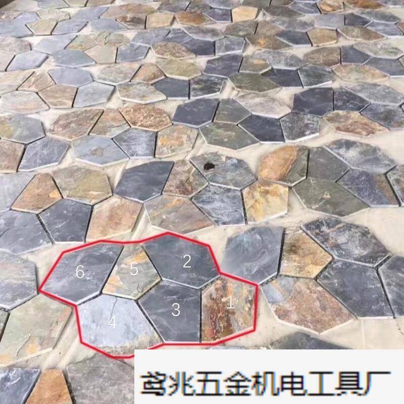天然石板岩裂青纹711砖室外墙面文化石防滑地面庭砖冰院广场户外