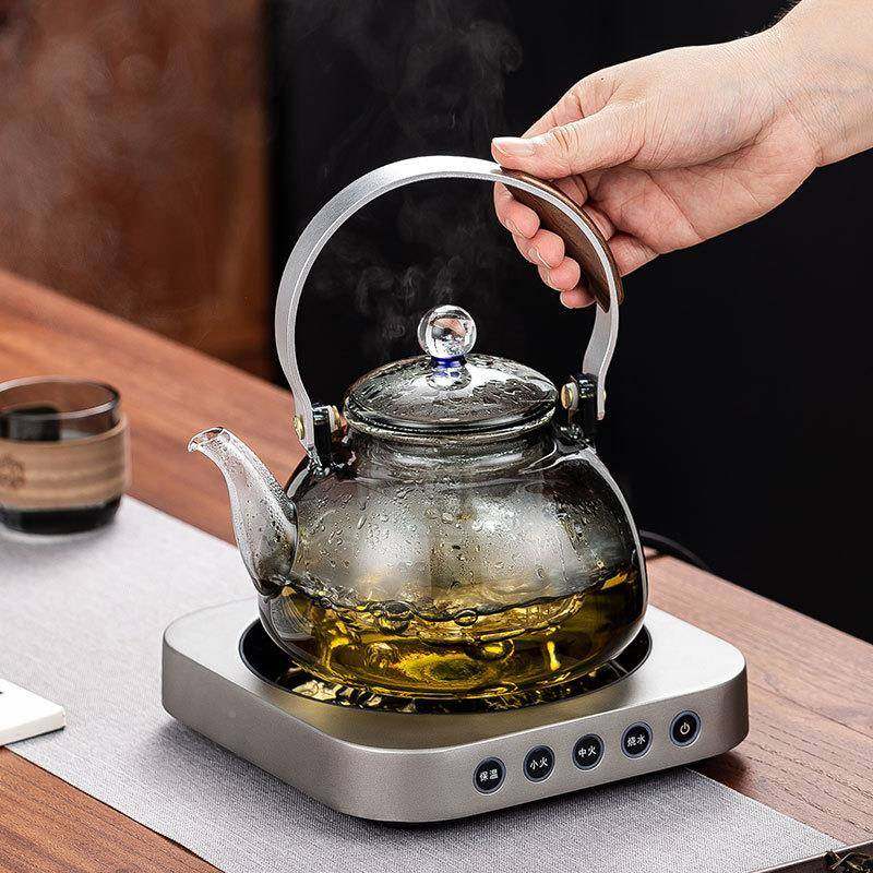 围电陶炉煮茶器耐高L18温玻璃煮茶壶生烧水茶壶炉煮高端新款家用,餐饮具,整套茶具,淘宝优惠券,粉丝福利购,淘宝优惠卷