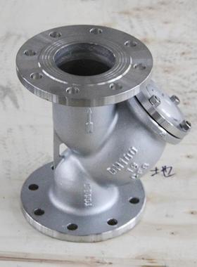 34不锈钢法兰Y型过滤P器GLXUI410W-16不锈钢法兰过滤器管式过滤器