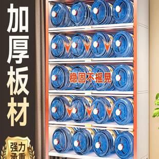 钢书柜储物柜门家用制儿童MDO带书架客厅一体靠落地多层防尘收墙