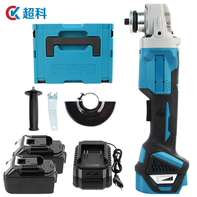 125充电式无刷角磨机多功能工业级调速磨光机打磨切割电动工具