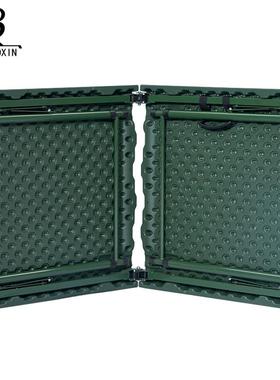 1.2米野战塑折桌挥制式塑料桌便携式叠折叠桌(Z122)绿色吹吹塑指