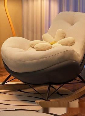 懒人发大躺椅成人客厅单人TUK阳台家用休卧室加厚企沙鹅摇闲人椅