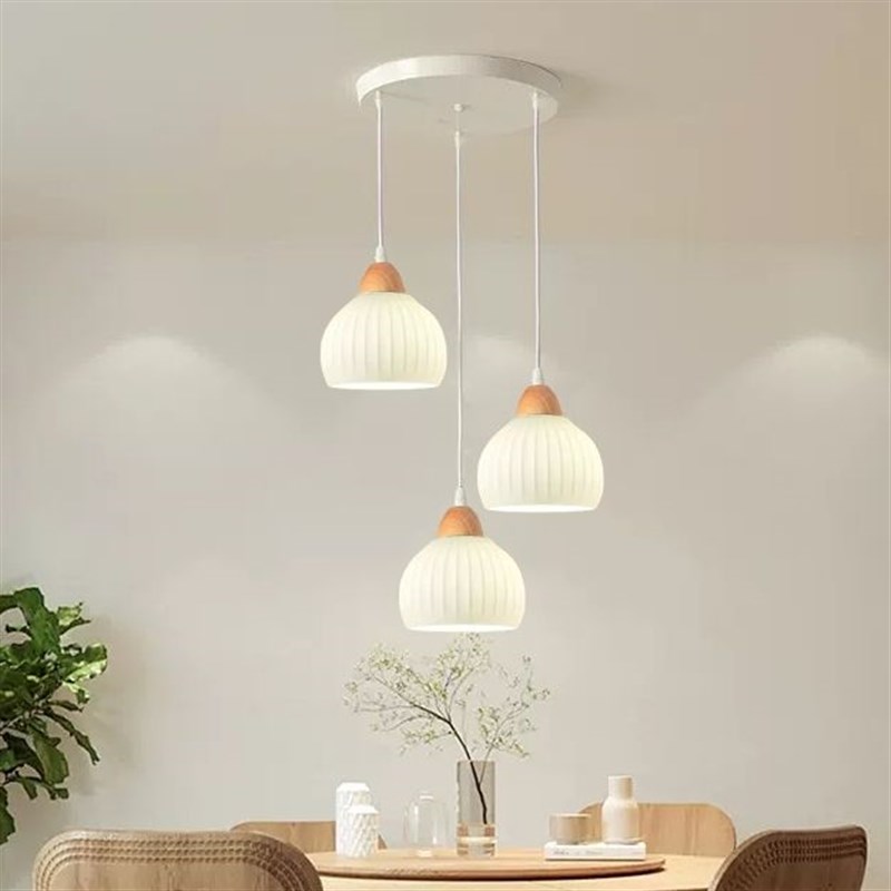 餐厅专用灯简约h现代吊灯奶油新款2025网红饭厅餐桌卧室书房吧台