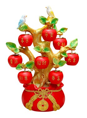 发财树客厅布置入户玄关办公室桌面装饰摆件礼物乔迁新居开业送礼