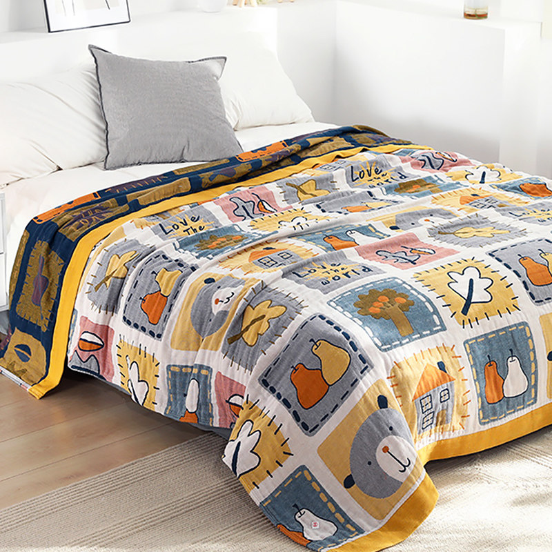 纯棉纱布六层午睡毯空调毯单双人学生客厅旅游毯子透气亲肤柔软,床上用品,休闲毯/毛毯/绒毯,淘宝优惠券,粉丝福利购,淘宝优惠卷