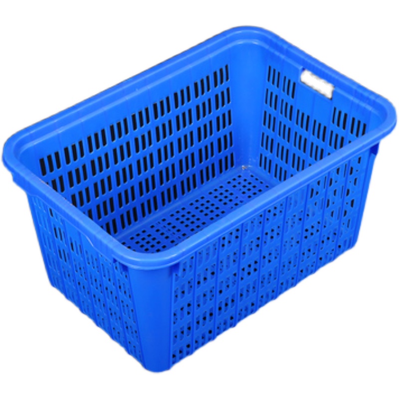 塑料周转筐加厚长方形镂空水果蔬菜筐水产筐大号胶框服装快递收纳