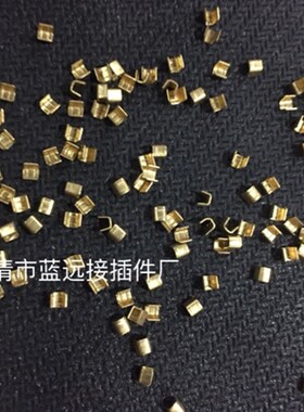 铜扣压线扣(小号)压线扣形扣电压线G扣微小铜扣端子10000个