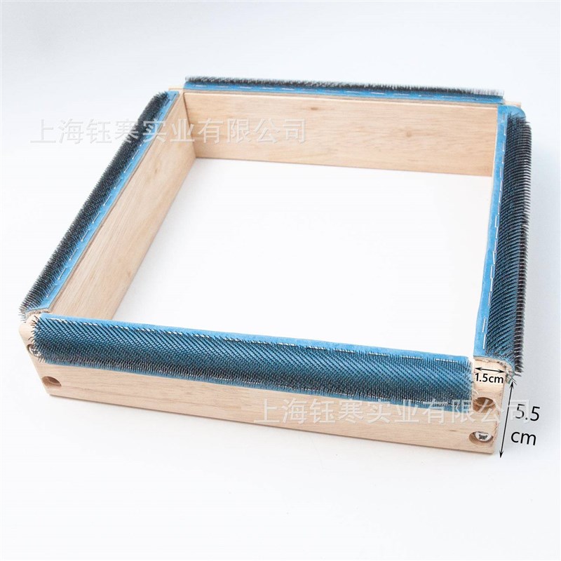戳戳绣tuftng刺绣绣绷钉条实木钢针绣框架绣S绷40*40cm