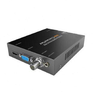 SDI转HDMI色差模拟AV标清CVBS VGA转换器BNC调整分辩率帧率变频换