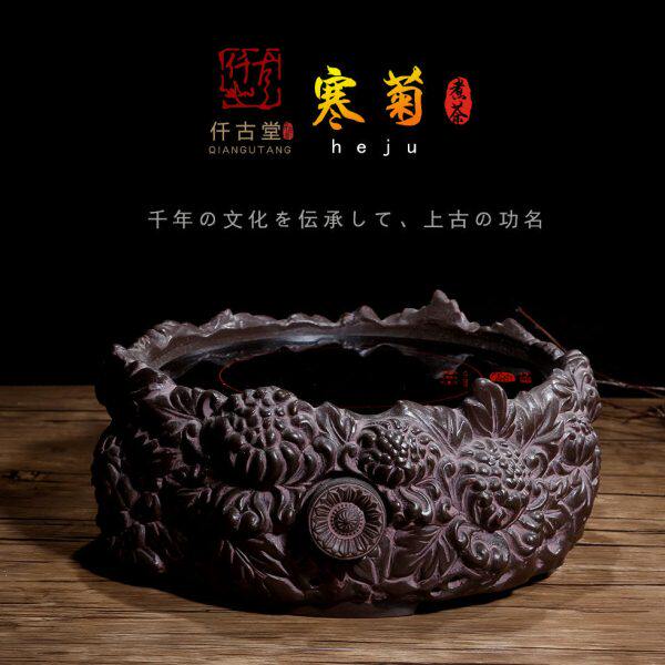 仟古堂老岩泥电陶炉静音茶炉铁壶铜壶陶壶专用煮茶煮水炉