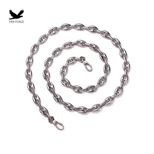 适用蔻家链条包包配件腋下手提装饰包带斜挎单买猪鼻子细纯铜包链