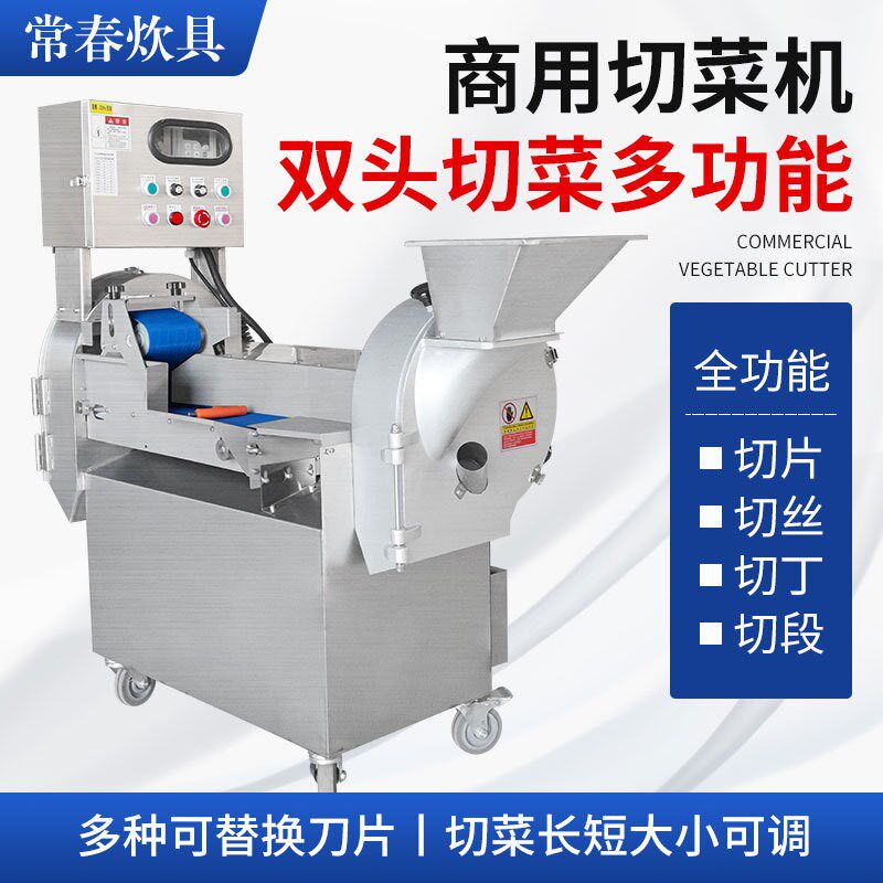 多功能商用切菜机蔬菜切片切丝切丁切段机大型食堂学校切菜机