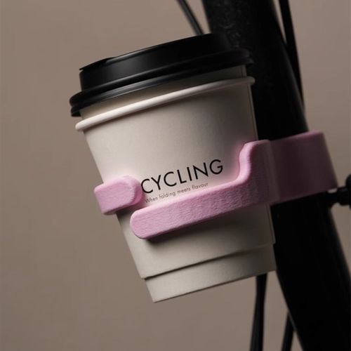 适用brompton小布折叠自行车配件水壶架快拆便携奶茶咖啡架水杯夹