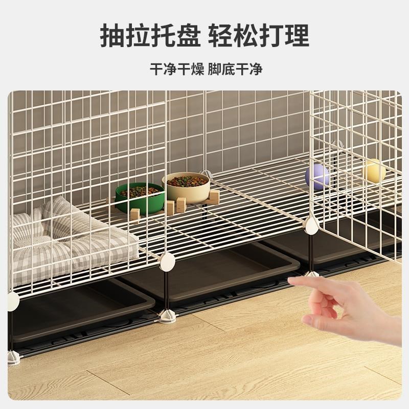狗笼子中小d型犬室内带厕所分离狗窝别墅柯基泰迪宠物狗狗围栏栅