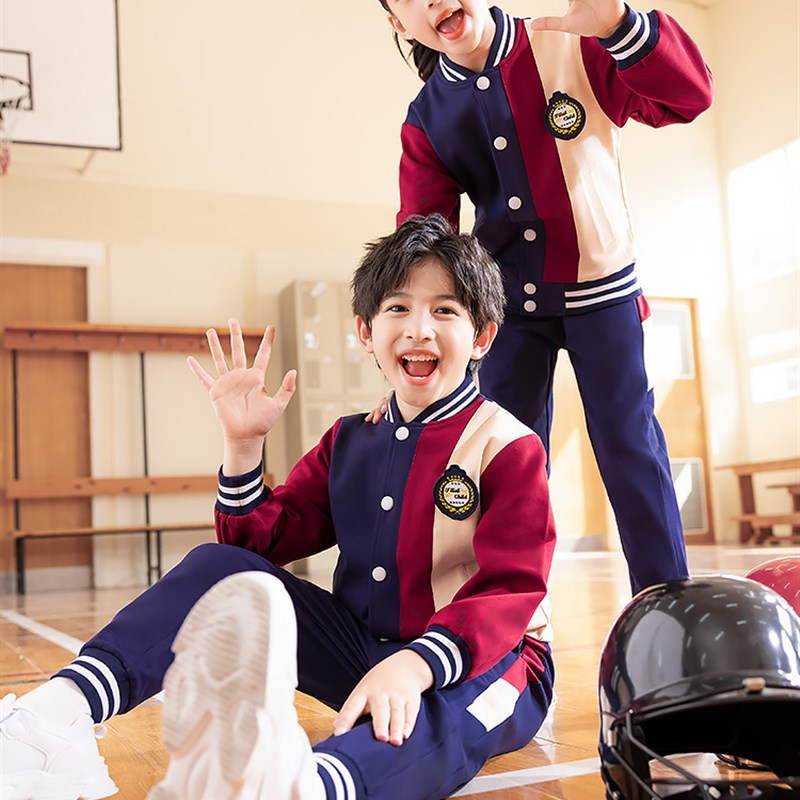 小学生校服班服夏季幼儿园园服春秋装儿童套装英伦学院风运动夏装