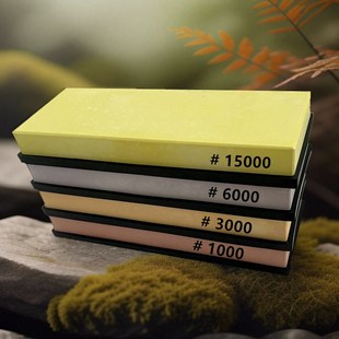 厨房大块浇筑磨刀石白刚玉镜面磨E刀石剃刀砥石超细女小白简单款