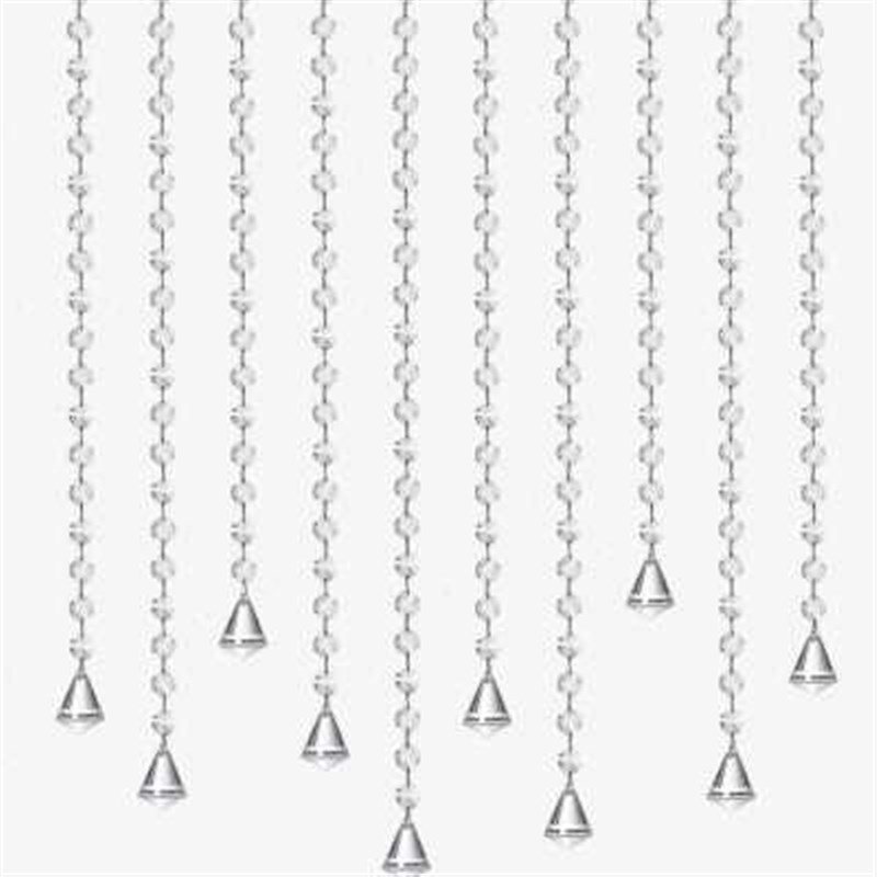 水晶珠帘门帘屏风隔断装饰卧室客厅珠链玄关窗帘吊帘隔断帘挂帘子