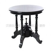 欧式 仿古功夫茶桌茶台阳台小型茶几咖啡桌小户型餐桌 实木家具中式