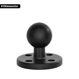 农机设备固定球头底座1英寸球头配件导航固定孔距21*21球头底座