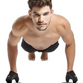 健身俯卧撑支架旋转俄挺支架男练胸肌臂肌家用健身多功能俯卧撑板