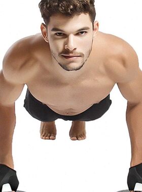 健身俯卧撑支架旋转俄挺支架男练胸肌臂肌家用健身多功能俯卧撑板