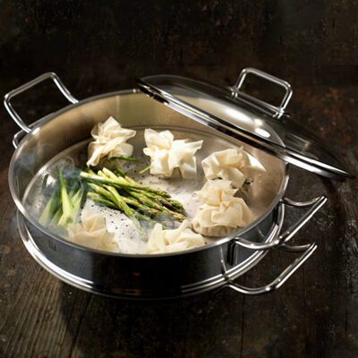 德国进口双立人32CM不锈钢蒸屉 蒸笼 蒸架 蒸格 蒸锅 彩盒包装