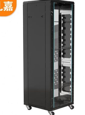 礼嘉 豪华款 2米42U网络机柜19英寸2000*600*600 黑色 LJ-H86142