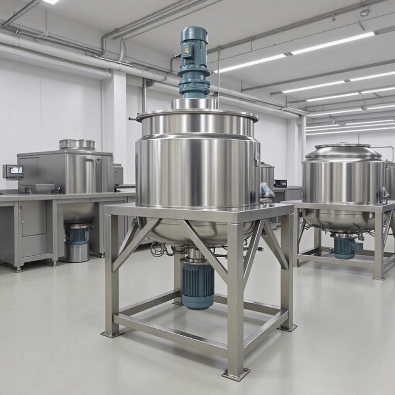 厂家供应不锈钢搅拌罐膏体加热高速搅拌机可变频调速0-1440转