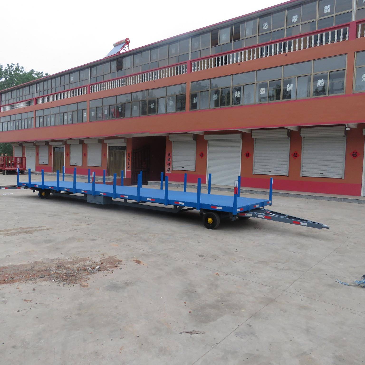 运输工具厂家专业农用工具车双向牵引场内运输平板车