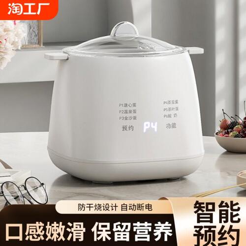 煮蛋器蒸蛋器多功能自动断电家用小型迷你煮鸡蛋神器2024新款定时