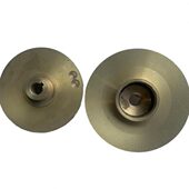 50热油泵配件叶轮 黄铜水叶 RGP 120 电动冷热流体循环泵