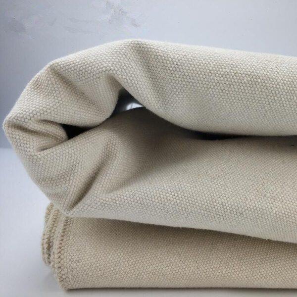 工程帆布布料零头布加固耐磨工业防护加密加厚布袋搬家白色结实