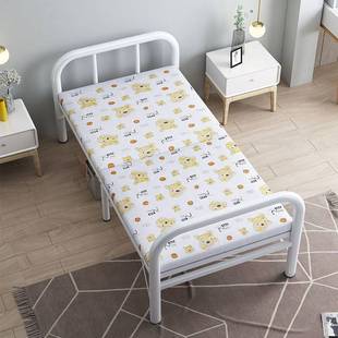 一米五宽的折叠床铁床1米5宽铁床1米2宽折贴单人床拆叠单人床双人