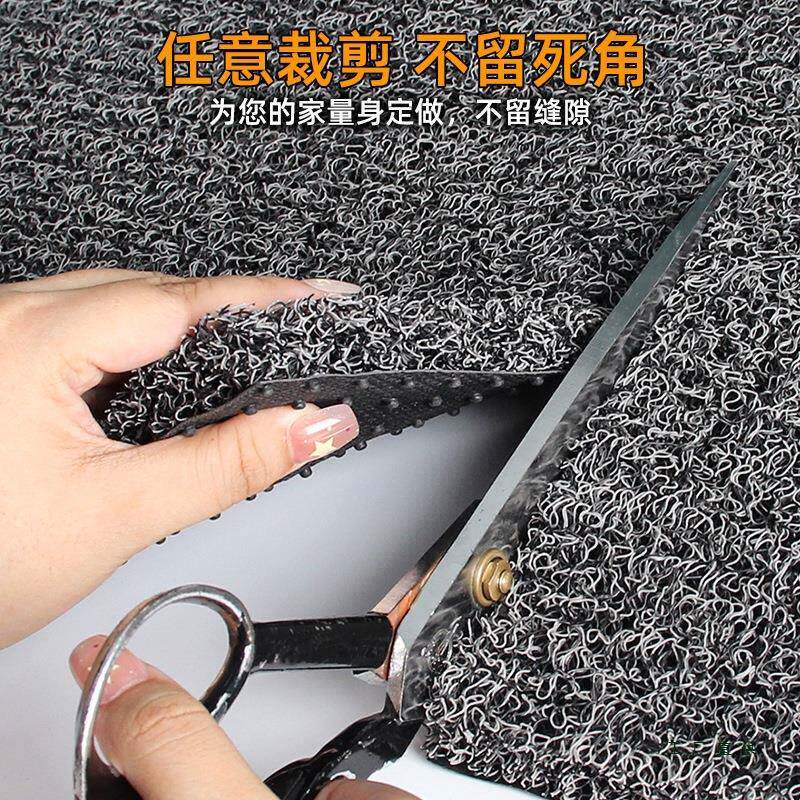 可裁剪脚丝圈口地垫入户门垫进门垫塑料地毯汽耐脏防滑F985TH8J车