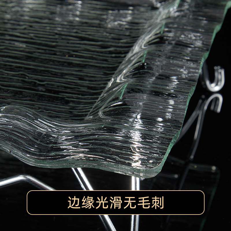 亚克力水果盘自助餐厅酒店点心架蛋糕小吃甜品凉菜长方形托盘商用