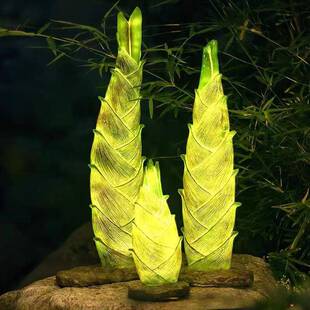 发园光熊猫程灯户外卡通动灯亮化工草61061坪笋庭院景观物灯花发