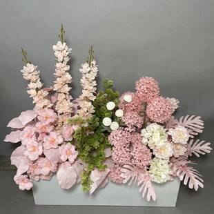 庆道排具地花千代兰花婚礼堂布置花排舞台装饰花艺路引婚专货