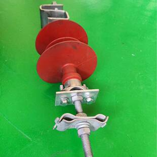 构架杆法兰处用绝缘引下线夹 塔用绝缘引下夹具 构架引下线夹